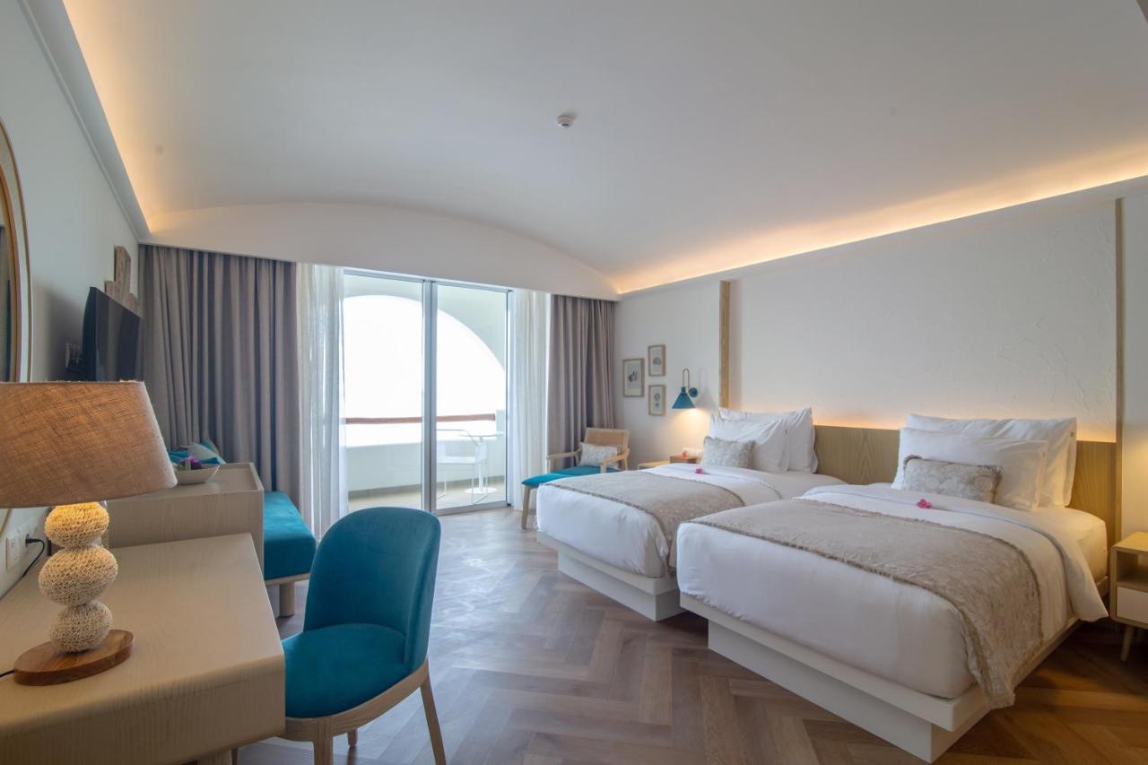 Kamar Deluxe Twin dengan Pemandangan Laut